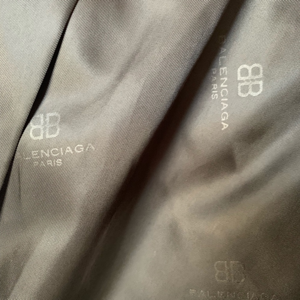 Balenciaga Paris Men’s Black Coat Jacket Size 4 Padded Insulated Lined Designer - Picture 4 of 9